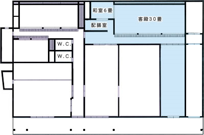 間取り図：第二斎場